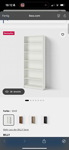 Ikea billy bücherregal weiß - ikea,