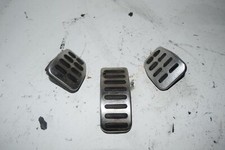 Original Audi TT 8N Abdeckung Pedalauflagen Pedalgummi Aluminium 3teilig 