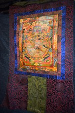 Thangka Tibet Mahakala mit