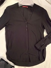 edy by ESPRIT Tunikabluse klassisch, Gr. XS, schwarz