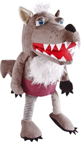 Haba handpuppe wolf - handpuppe, grisbert