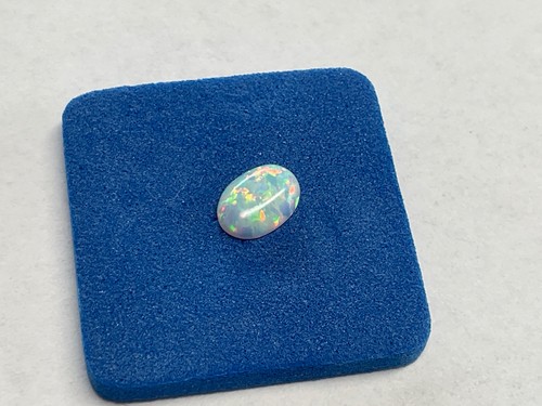 Edelstein cabochon weiß - weiß, opal