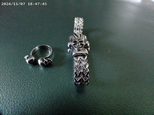Herren edelstahl totenkopf - herren,