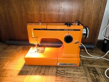 Alte Nähmaschine Privileg Compact Super Orange Retro 70er Vintage Cooles Design 