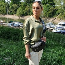 Bauchtasche Damen Leder