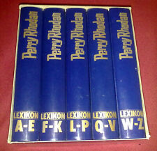 Perry Rhodan Lexikon A-Z 1991 - 5x Hardcover Bände im Pappschuber 3-8118-2059-1