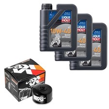 K&N Ölfilter Set LM 10W-40