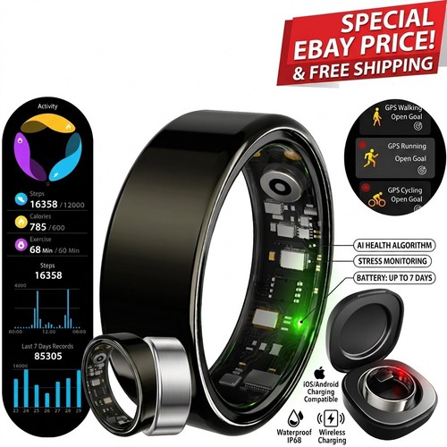 Smart ring fitness tracker - fitness,