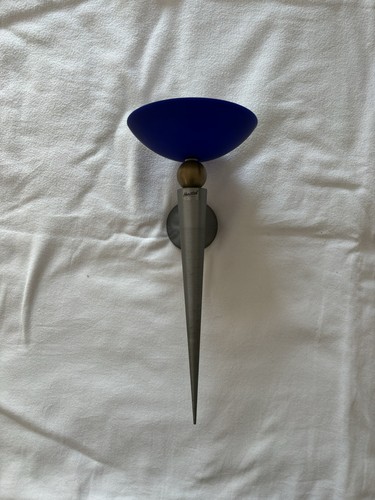 Herstal wandlampe blau silber - wandlampe,
