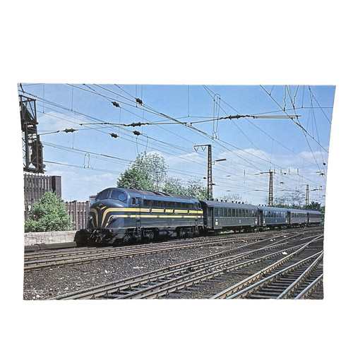 Postkarte eisenbahn zug - eisenbahn, 204