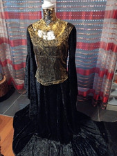 Edles Kostümkleid, Hexe,Gothic,Mittelalter,Fledermausärmel,tolles Oberteil 