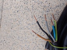 7,4m Erdkabel NYY 5x6 mm² Elektrokabel Stromkabel Elektroleitung