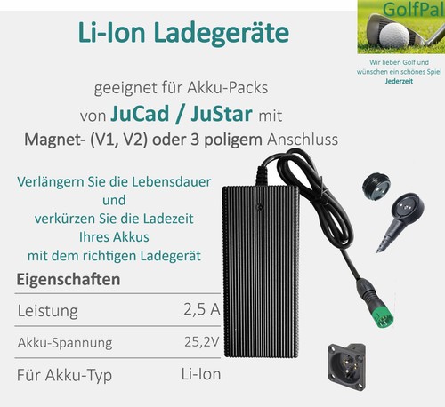 Lithium akku ladegerät - ,