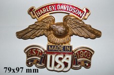 ***H-D** Aufkleber Aluminium Decal Sticker Anstecker Aufkleber Pin Sammler Stück