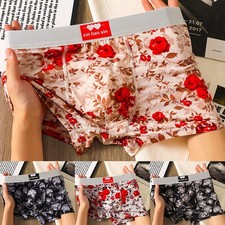 Modische Eis Seide Boxershorts