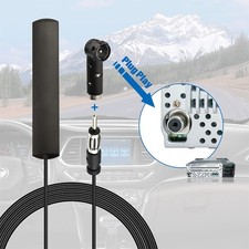 Auto Radio Antenne AM FM Scheibenantenne SUV LKW Klebeantenne 12V PKW KFZ Stereo