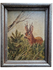 Antikes Ölgemälde auf Platte