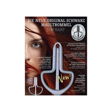 SCHWARZ Maultrommel matt