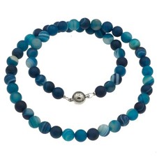 Kette mit Achat marmoriert 8