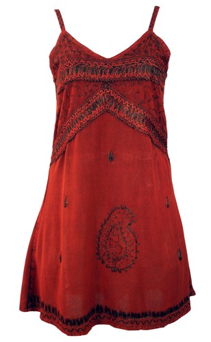 Besticktes indisches kleid - besticktes,