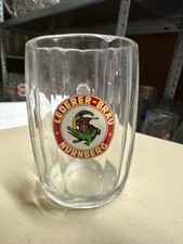 Lederer Bräu Nürnberg 0,3 - alter Glaskrug Bierkrug