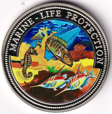 AV-VD Malta 2000 100 Lira Marine Life Protection Trompetenfische + Zfk EM2