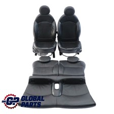 Mini Cooper One R56 Vorne Hinten Sport Voll Schwarz Ledersitze Set