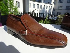 PRADA MILANO 1653 Herren Business Schuhe MONK STRAP Loafer Italy Gr.41(UK7) TOP