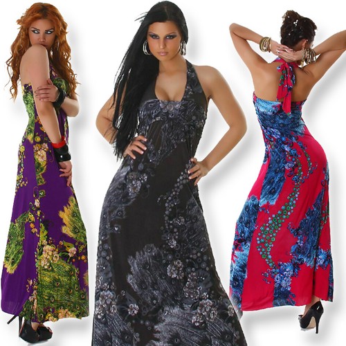 Neckholder maxikleid - neckholder,