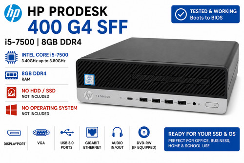 Prodesk 400 sff i5 7500 - hp,