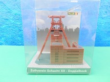 C11 Faller Fertigmodell Zollverein Schacht XII - Doppelbock ca. 9,5x6x10 OVP TOP