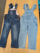 Latzhosen Mädchen Größe 92, Papagino, Lily&Dan, Blau, Sterne