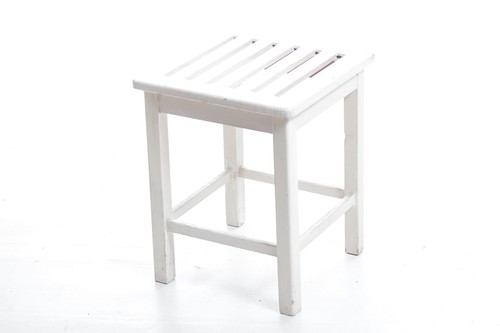 Alter holz hocker vintage - holz,