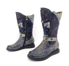 Laura Vita ERCNAULTO Stiefel Stiefeletten Boots Damenstiefel Schuhe Leder Gr. 38