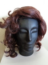 Damen PERÜCKE ° Locken ° rotbraun  ° Fasching / Karneval