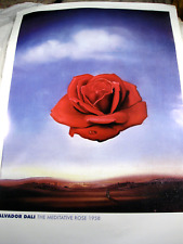 MEDITATIVE ROSE - SALVADOR DALI - 136  x 98 cm - XXL Poster Plakat Vintage Kunst
