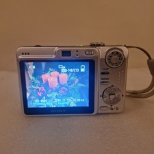 Defekt Sony Cyber-shot DSC-W55 7.2MP Digitalkamera - Silber