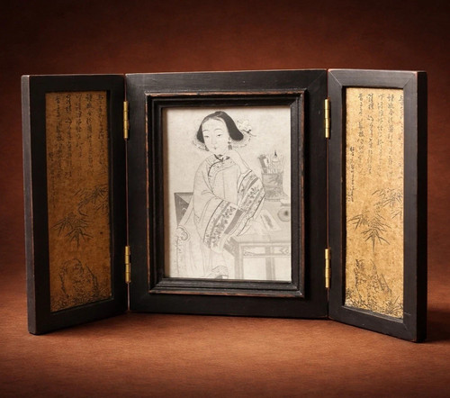 China asiatisches triptychon - china,