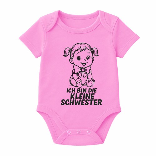 Kurzarm babybody mit - kurzarm, druck