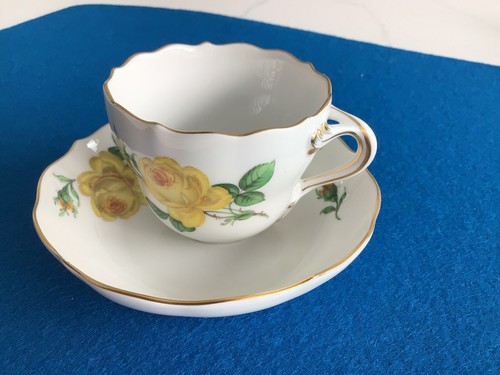 Meissen gelbe rose neuer - meissen,
