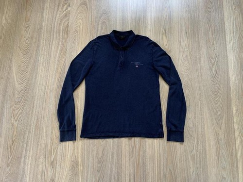 Men napapijri polo navy cotton - napapijri,