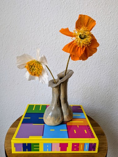Vintage kunstkeramik vase - vintage,