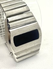 BELTIME SWISS LED WATCH COMPUTER UHR 70s vintage red led watch defekt rot pulsar