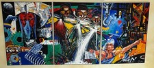 Großes Original Triptychon