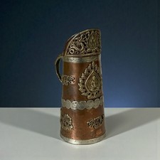 Buttertee Kanne Kupfer Messing