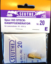 Seuthe 20E Steck-Dampfgenerator 10-16V H0 f. vorber. Loks Märklin, Trix, Brawa