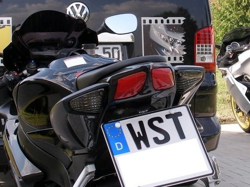 Schwarze heck blinker - heck,