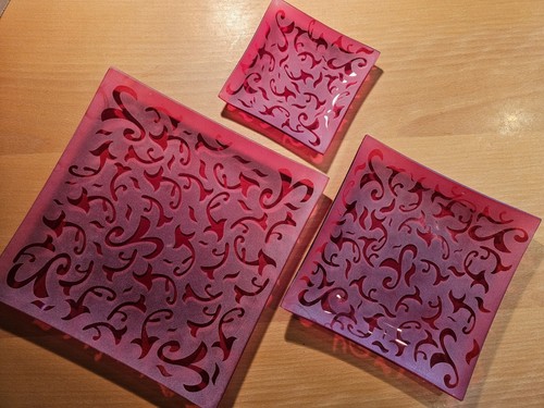 Glasteller teiliges set - 3,
