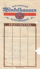 PR. STARGARD, Skat-Zettel um