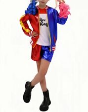 ? Clown/Harley Quinn/Harlekin Mädchen Kostüm – Cool &Frech , Gr.122/128